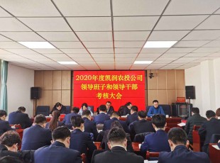 9091美高梅 召开2020年度辅导班子和辅导干部查核大会