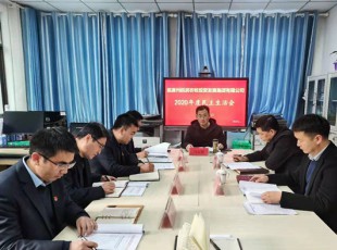 9091美高梅 召开2020年度辅导班子民主生涯会