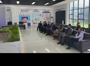 中国民族业务推进会常务副会长张福阳一行光临临夏综合物流园调查调研